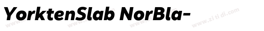 YorktenSlab NorBla字体转换